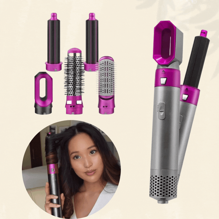 5-in-1 Hot Air Styler – Complete Hair Styling Kit