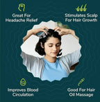 Caresmith Scalp Massager: Rechargeable Head Massager for Relaxation and Hair Care