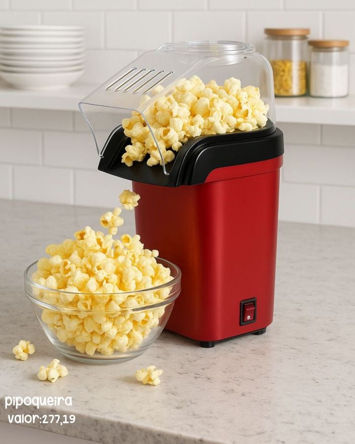 Minijoy Popcorn Maker – Oil-Free & Easy Snacking!