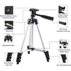 Lightweight Adjustable Tripod Stand with Carry Bag 📷
