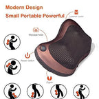 Electric Shiatsu Massage Pillow with Heat Therapy(Neck, Back, Shoulder, Leg & Car Use)