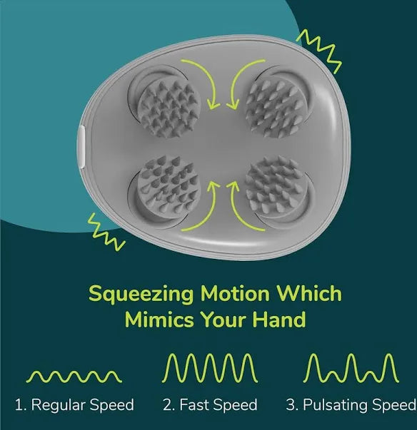 Caresmith Scalp Massager: Rechargeable Head Massager for Relaxation and Hair Care