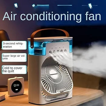 Portable Air Cooler Fan with 600ml Water Tank