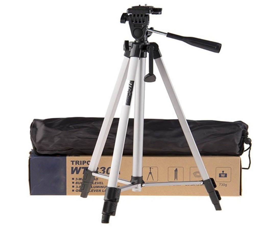 Lightweight Adjustable Tripod Stand with Carry Bag 📷