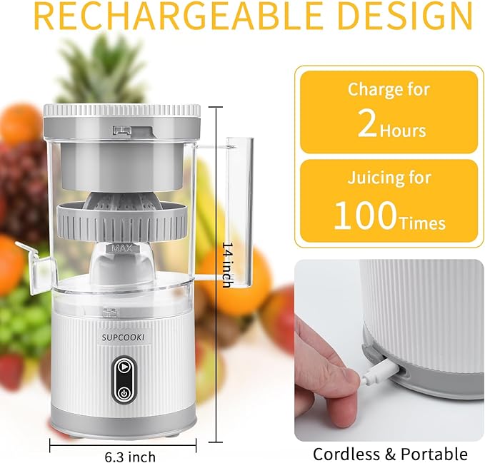 Electric Citrus Juicer – SUPCOOKI🌸