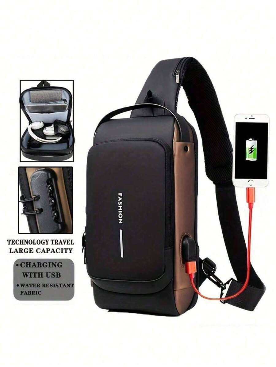 Crossbody Bags Men Multifunctional
Backpack Shoulder Chest Bags
