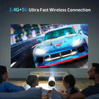 Portable Smart Mini Projector with 4K Decoding