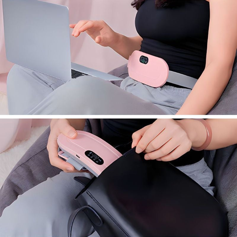 Period Cramp Relief Massager With Heating Pad