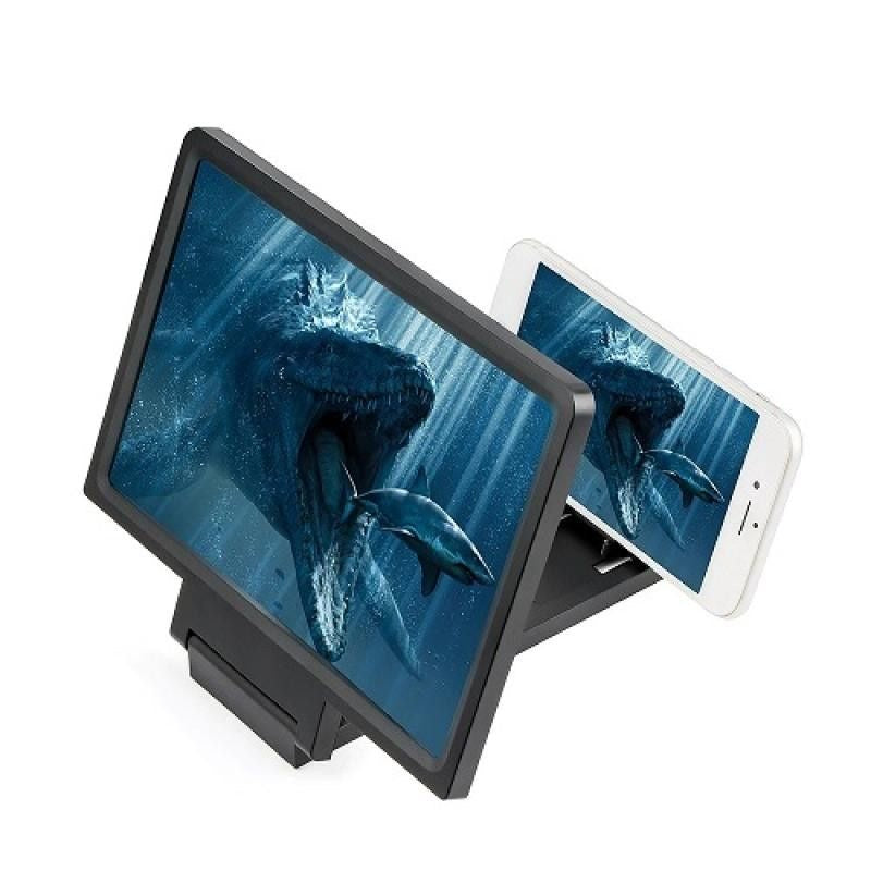 12-inch Mobile Phone Screen Amplifier – 3D HD Video Magnifying Stand