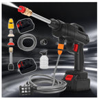 Cordless Portable Pressure Washer – Battery Powered, Multi-Function, Complete Kit