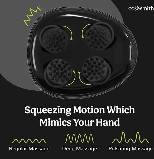 Caresmith Scalp Massager: Rechargeable Head Massager for Relaxation and Hair Care