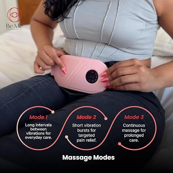 Period Cramp Relief Massager With Heating Pad
