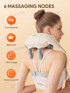 Wireless Heated Neck & Shoulder Massager🤍✨