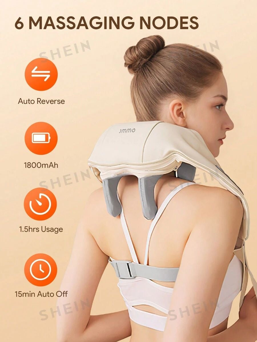 Wireless Heated Neck & Shoulder Massager🤍✨