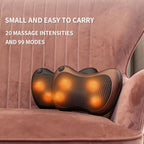 Electric Shiatsu Massage Pillow with Heat Therapy(Neck, Back, Shoulder, Leg & Car Use)