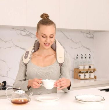 Wireless Heated Neck & Shoulder Massager🤍✨