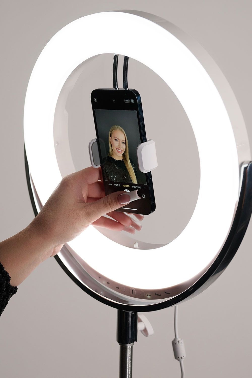 Selfie Starlet Max Ring Light with Phone Holder