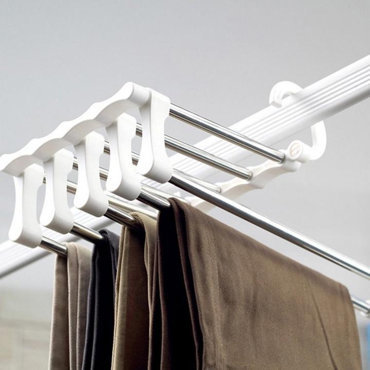 5-In-1 Multi-Layer Hanger 👚👖 Cloth Steel Organizing Hanger