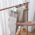 5-In-1 Multi-Layer Hanger 👚👖 Cloth Steel Organizing Hanger