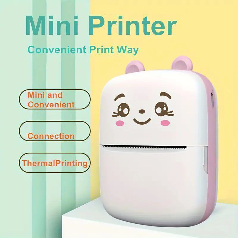 Ink-Free Mini Printer – Save Money, Print Anywhere!