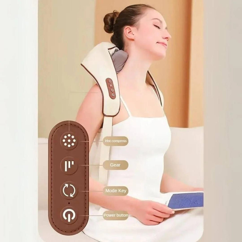 Neck & Shoulder Massager with Heat – Pain Relief That Pays Off!