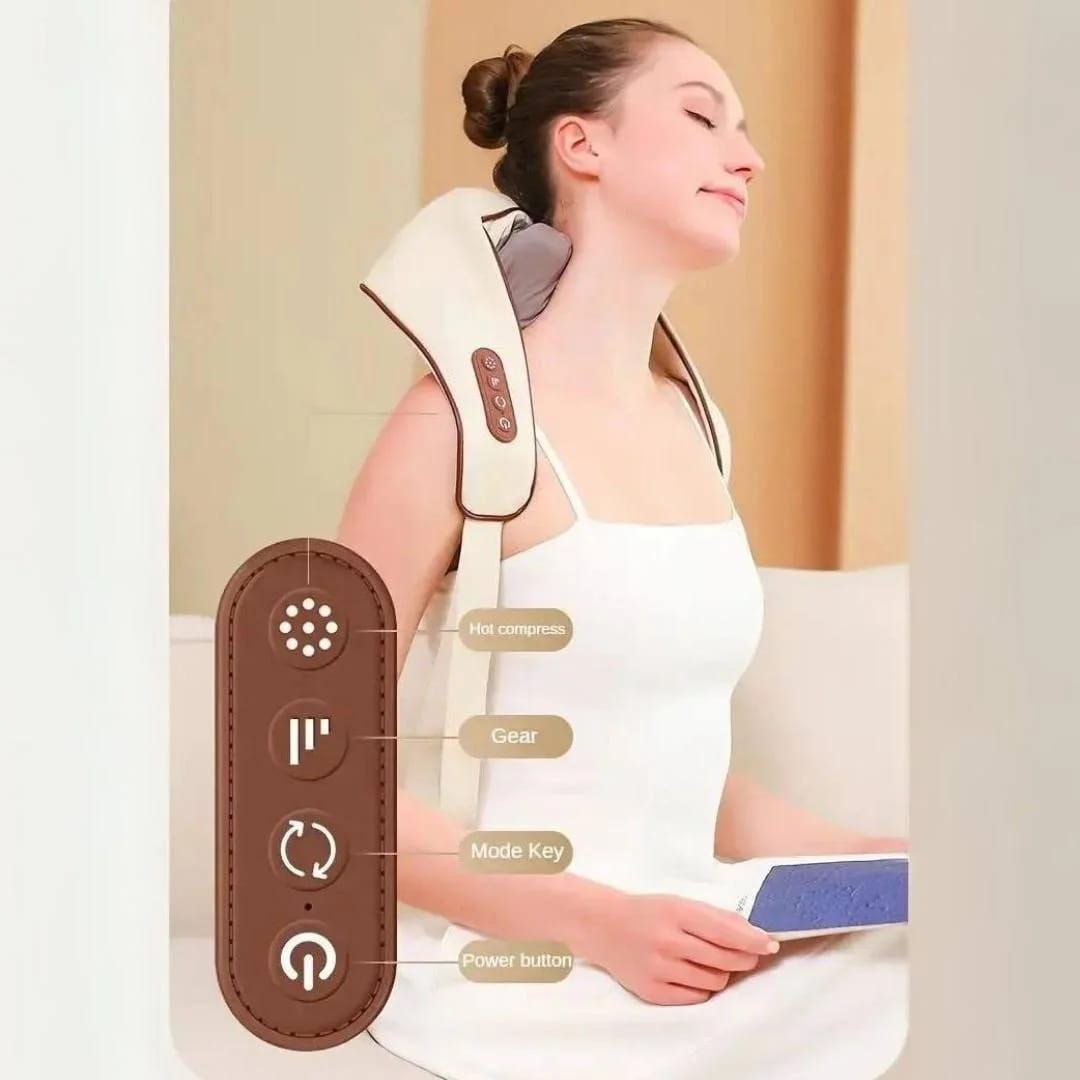 Neck & Shoulder Massager with Heat – Pain Relief That Pays Off!
