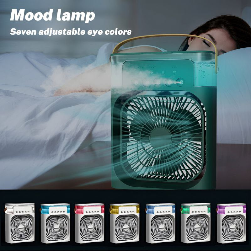 Portable Mini Air Cooler – Chill in Style, Sleep in Comfort!
