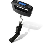TRIXES Portable Digital Luggage Scales Travel Accessory 50kg Suitcase Weight Measure