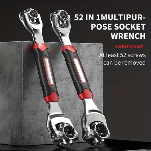 Industrial Grade 52-in-1 Multipurpose Socket Wrench