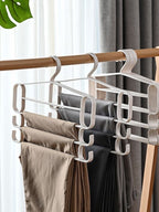 5-In-1 Multi-Layer Hanger 👚👖 Cloth Steel Organizing Hanger