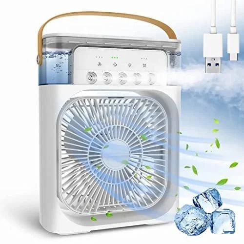 Portable Air Cooler Fan with 600ml Water Tank