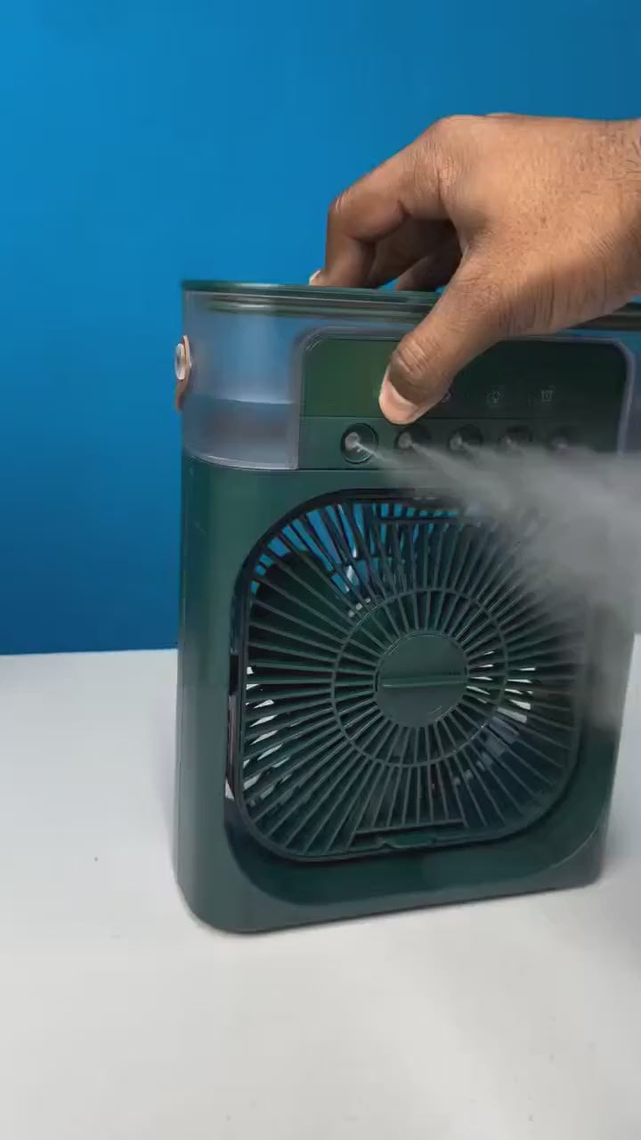 Portable Air Cooler Fan with 600ml Water Tank